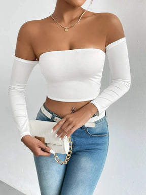Top Ombro de Fora: Charme e Sutileza em Cada Detalhe! 🔥