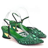 Sandália Estilo Scarpin Salto Quadrado Luxo | 7 Cores Exclusivas