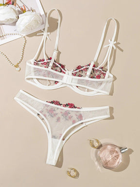 Conjunto Sedução Floral 🌹 - Para Despertar Sua Sensualidade! 🔥