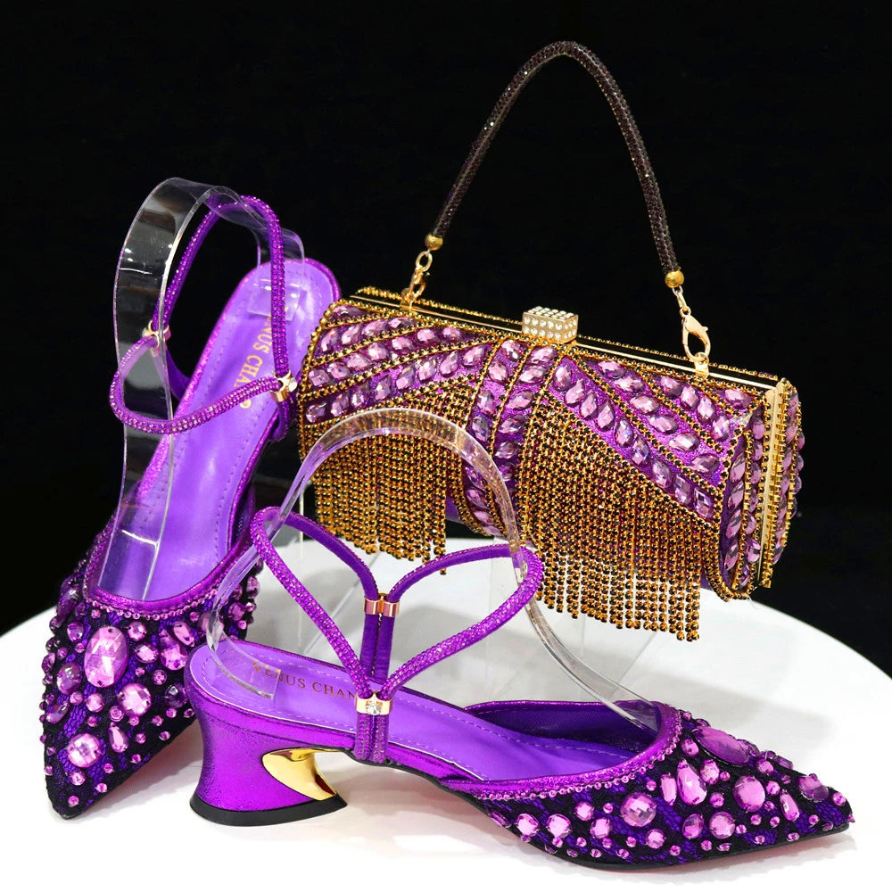 Sandália Estilo Scarpin Salto Quadrado Luxo | 7 Cores Exclusivas