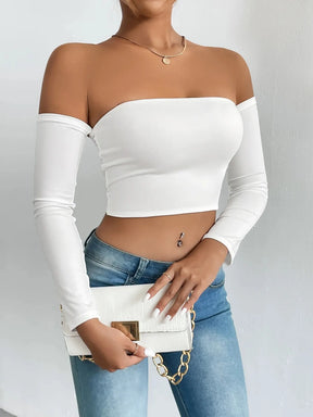 Top Ombro de Fora: Charme e Sutileza em Cada Detalhe! 🔥