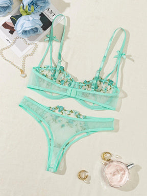 Conjunto Sedução Floral 🌹 - Para Despertar Sua Sensualidade! 🔥