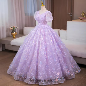 Vestido de Debutante Manga Longa | 4 Cores Sob Medida