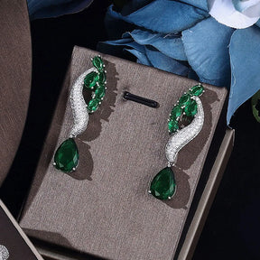 Conjunto de Joias Luxo Lágrimas da Serpente 🐍