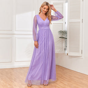 Vestido Encantada – Violeta Brilhante ✨