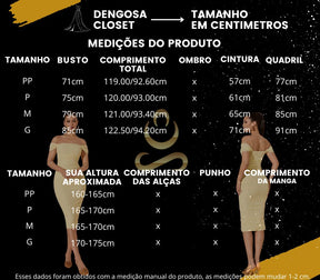 Vestido midi manga curta