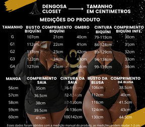 Conjunto Plus Size Biquíni de Verão Completo